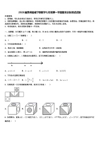 2026届贵州省威宁县数学七年级第一学期期末达标测试试题含解析