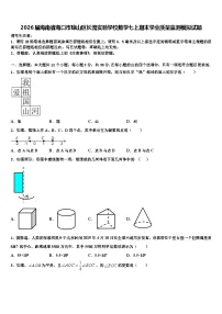 2026届海南省海口市琼山区长流实验学校数学七上期末学业质量监测模拟试题含解析