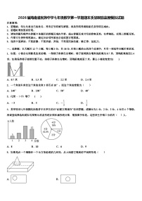 2026届海南省民族中学七年级数学第一学期期末质量跟踪监视模拟试题含解析