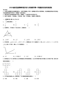 2026届河北省邯郸市复兴区七年级数学第一学期期末质量检测试题含解析