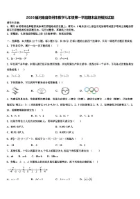 2026届河南省郑州市数学七年级第一学期期末监测模拟试题含解析