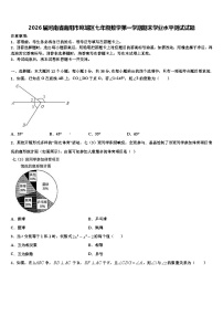 2026届河南省南阳市宛城区七年级数学第一学期期末学业水平测试试题含解析