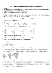 2026届湖北恩施龙凤民族初级中学数学七上期末联考试题含解析