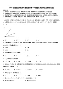 2026届湖北省安陆市七年级数学第一学期期末质量跟踪监视模拟试题含解析