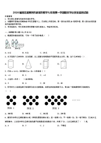 2026届湖北省黄冈市麻城市数学七年级第一学期期末学业质量监测试题含解析