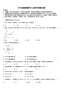 2026届湖南省数学七上期末考试模拟试题含解析