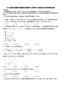 2026届湖北省随州市曾都区唐县数学七年级第一学期期末达标检测模拟试题含解析