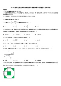 2026届湖北省宜昌市点军区七年级数学第一学期期末联考试题含解析