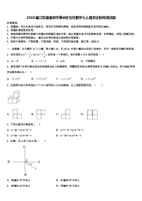 2026届江苏省南京市溧水区五校数学七上期末达标检测试题含解析