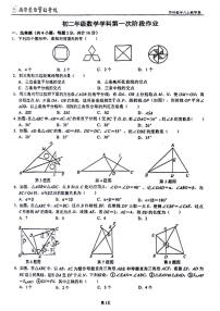 江苏省南京市东南实验学校2024-—2025学年上学期八年级10月数学月考试卷