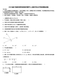 2026届江苏省苏州市张家港市数学七上期末学业水平测试模拟试题含解析