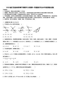 2026届江苏省徐州市睢宁县数学七年级第一学期期末学业水平测试模拟试题含解析