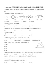 2025-2026学年河北省石家庄市栾城区八年级（上）期中数学试卷