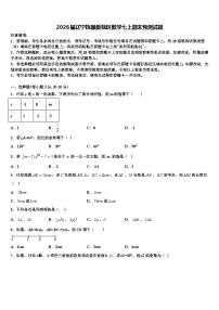 2026届辽宁抚顺新抚区数学七上期末预测试题含解析