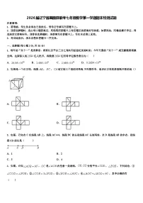 2026届辽宁省昌图县联考七年级数学第一学期期末检测试题含解析