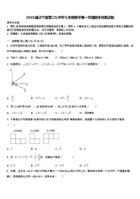 2026届辽宁省营口七中学七年级数学第一学期期末经典试题含解析