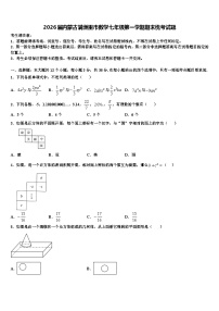 2026届内蒙古满洲里市数学七年级第一学期期末统考试题含解析