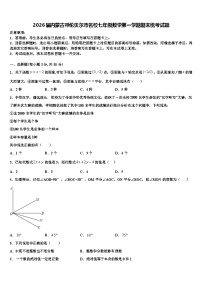 2026届内蒙古呼伦贝尔市名校七年级数学第一学期期末统考试题含解析
