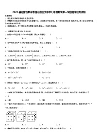 2026届内蒙古鄂伦春自治旗吉文中学七年级数学第一学期期末经典试题含解析