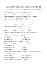 2025-2026学年广东省江门市鹤山市七年级（上）期中数学试卷-自定义类型