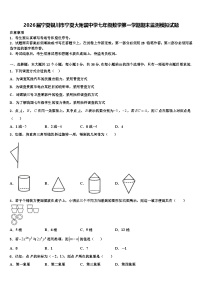 2026届宁夏银川市宁夏大附属中学七年级数学第一学期期末监测模拟试题含解析