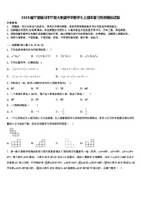 2026届宁夏银川市宁夏大附属中学数学七上期末复习检测模拟试题含解析