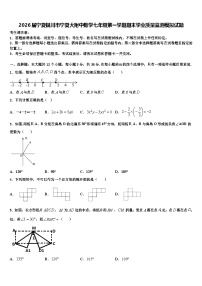 2026届宁夏银川市宁夏大附中数学七年级第一学期期末学业质量监测模拟试题含解析