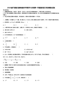 2026届宁夏银川唐徕回民中学数学七年级第一学期期末复习检测模拟试题含解析
