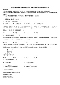 2026届内蒙古兴安盟数学七年级第一学期期末监测模拟试题含解析