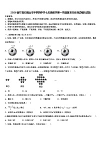 2026届宁夏石嘴山市平罗四中学七年级数学第一学期期末综合测试模拟试题含解析