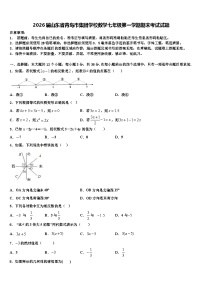 2026届山东省青岛市集团学校数学七年级第一学期期末考试试题含解析
