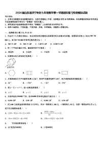 2026届山东省济宁地区七年级数学第一学期期末复习检测模拟试题含解析