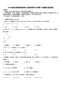 2026届山东省聊城东昌府区六校联考数学七年级第一学期期末监测试题含解析