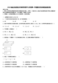 2026届山东省烟台市莱州市数学七年级第一学期期末质量跟踪监视试题含解析