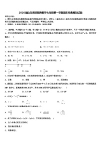 2026届山东潍坊临朐数学七年级第一学期期末经典模拟试题含解析