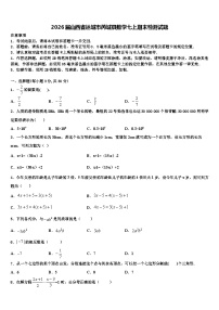 2026届山西省运城市芮城县数学七上期末检测试题含解析
