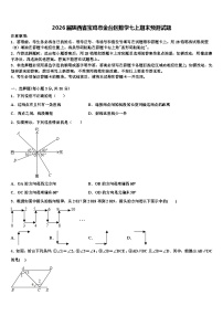 2026届陕西省宝鸡市金台区数学七上期末预测试题含解析