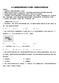 2026届陕西省咸阳市数学七年级第一学期期末统考模拟试题含解析