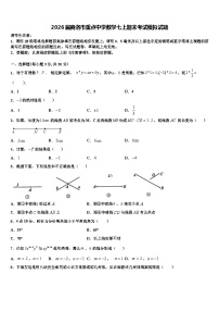2026届商洛市重点中学数学七上期末考试模拟试题含解析