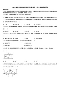 2026届四川绵阳富乐国际学校数学七上期末质量检测试题含解析