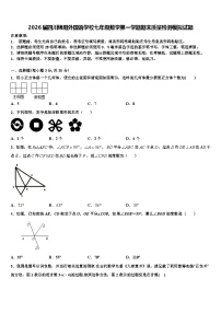 2026届四川绵阳外国语学校七年级数学第一学期期末质量检测模拟试题含解析