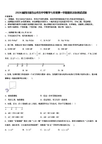 2026届四川省乐山市五中学数学七年级第一学期期末达标测试试题含解析