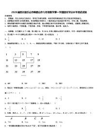2026届四川省乐山市峨眉山市七年级数学第一学期期末学业水平测试试题含解析