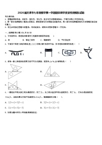 2026届天津市七年级数学第一学期期末教学质量检测模拟试题含解析