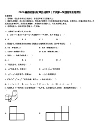 2026届西藏自治区昌吉州数学七年级第一学期期末监测试题含解析