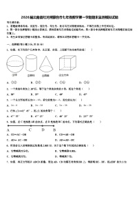 2026届云南省红河州蒙自市七年级数学第一学期期末监测模拟试题含解析