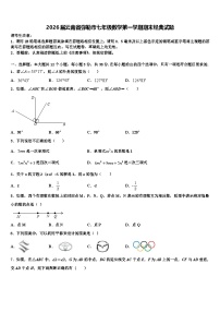 2026届云南省弥勒市七年级数学第一学期期末经典试题含解析