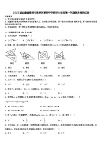 2026届云南省普洱市思茅区第四中学数学七年级第一学期期末调研试题含解析