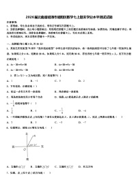2026届云南省昭通市昭阳区数学七上期末学业水平测试试题含解析