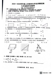 江西省抚州市东乡区2024-2025学年九年级上学期1月期末数学试题